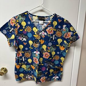 Women’s scrub top, excellent condition.